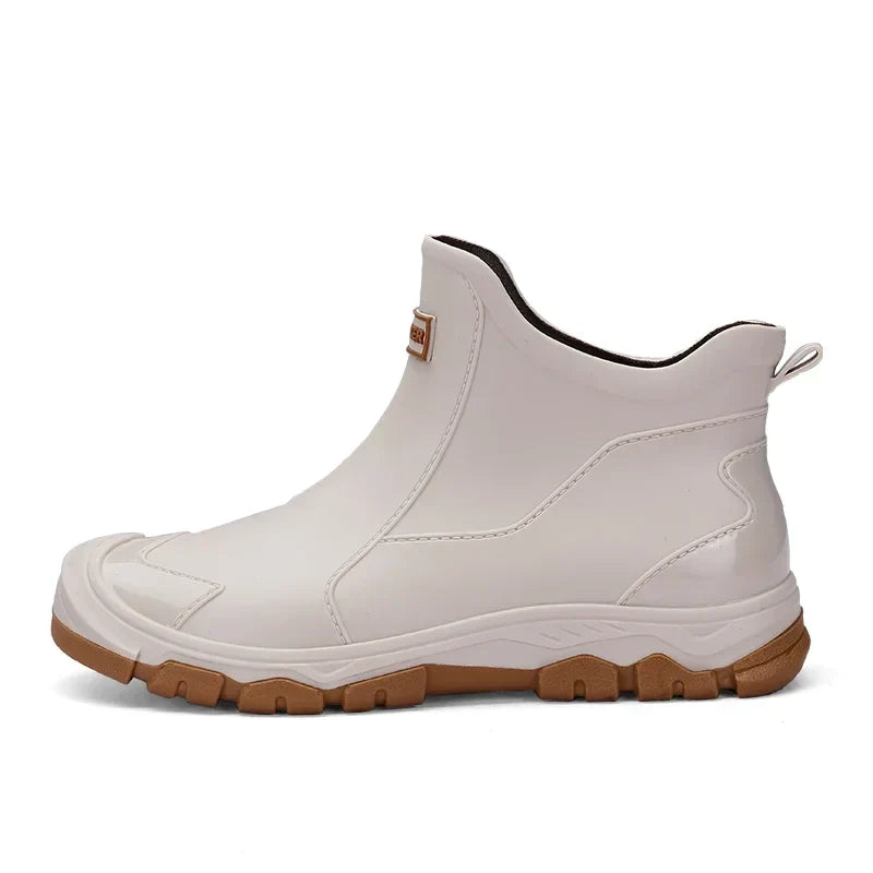 Nimue | Slip-On Waterproof Ankle Rain Boots