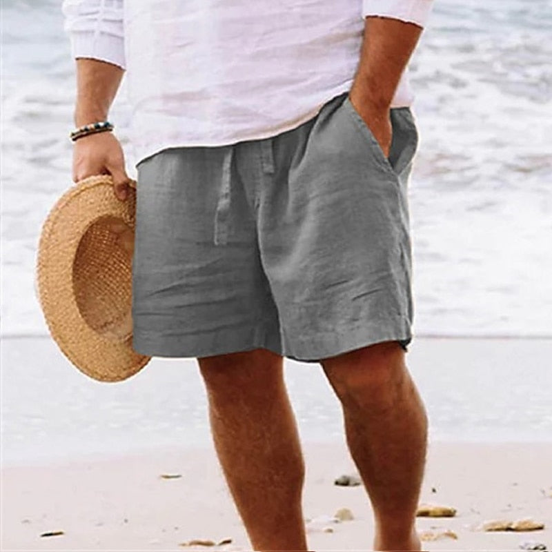Zane | Elastic Drawstring Summer Shorts