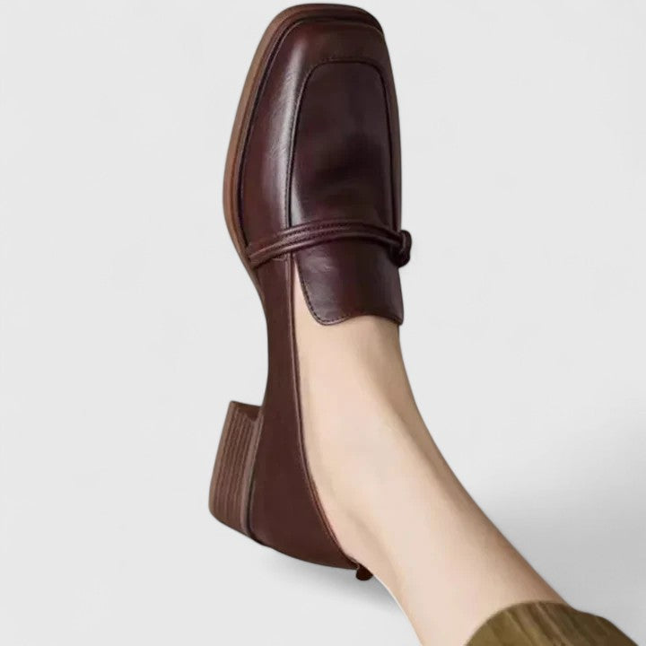 Berenice | Square-Toe Slip-On Loafers for Women