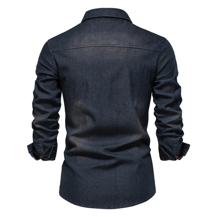 Logan | Classic Denim Button-Up Shirt