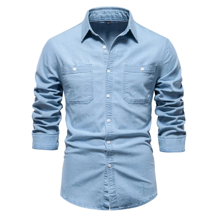 Hunter | Light Blue Denim Button Shirt