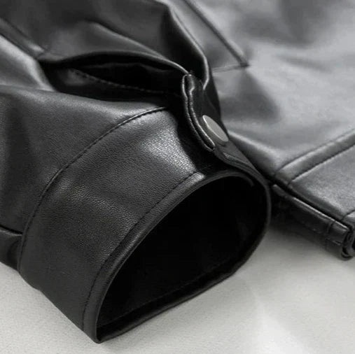 Cade | Oversized Leather Bomber Jacket