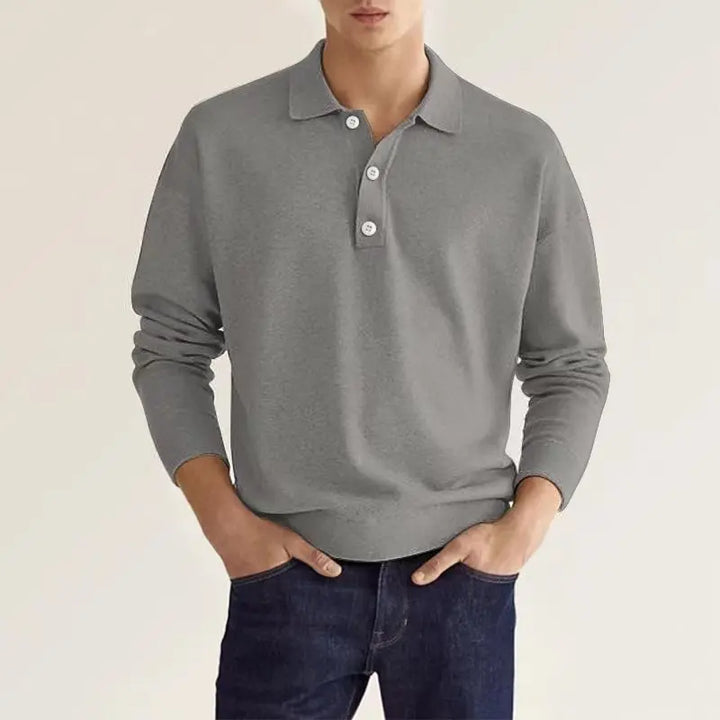 Ashton | Knit Polo Long-Sleeve Shirt