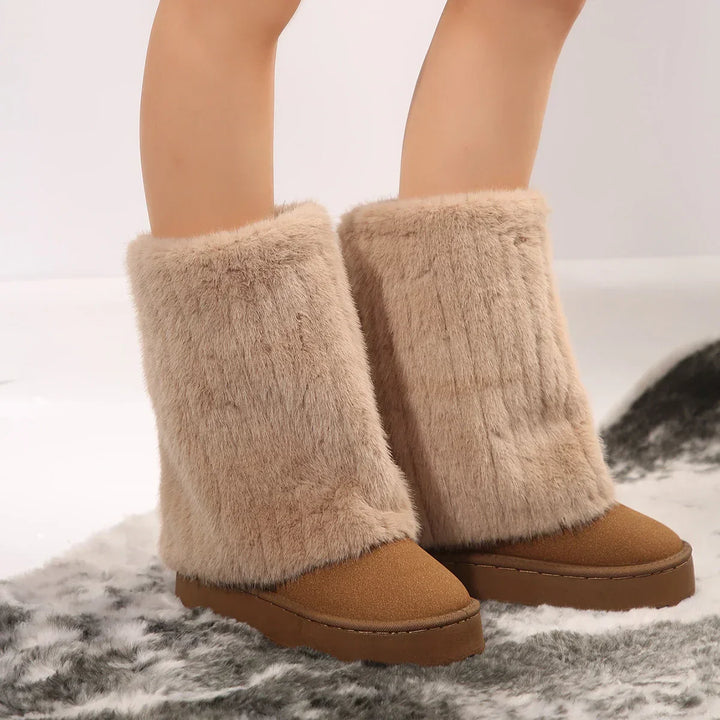 Ashly | Tall Soft-Textured Shaft Boots