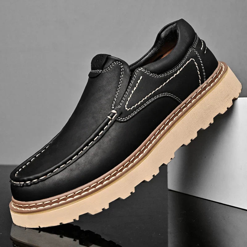 Angus | Slip-On Loafers Thick Sole