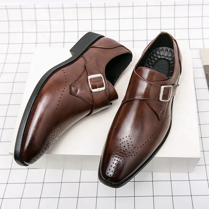 Theodore | Buckle Strap Monk Shoes