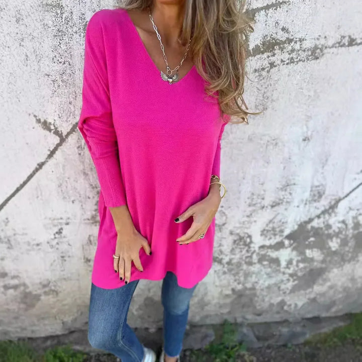 Enid | Relaxed V-Neck Top