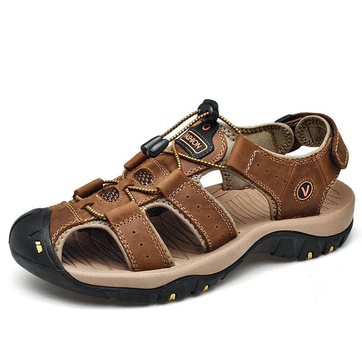 Rafael | Closed-Toe Adjustable Strap Sandals