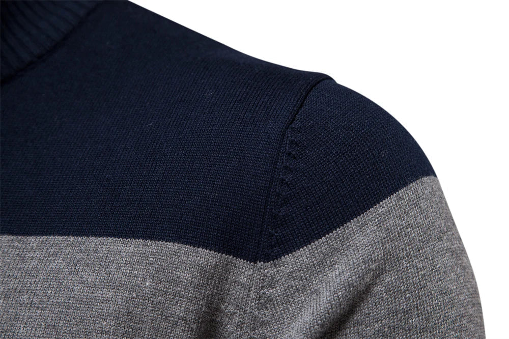 Alden | Modern Zip Collar Sweater