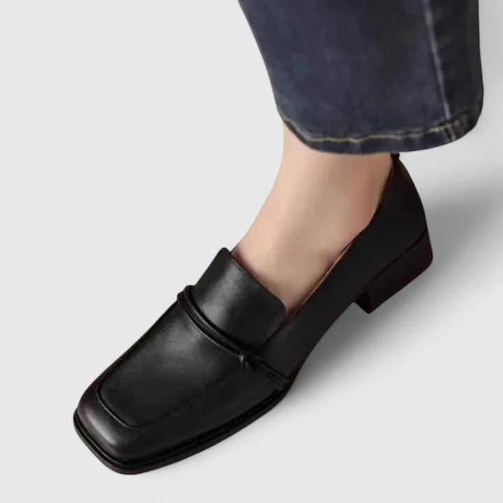 Berenice | Square-Toe Slip-On Loafers for Women