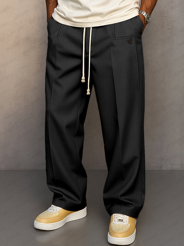 Marco | Wide Leg Drawstring Lounge Pants