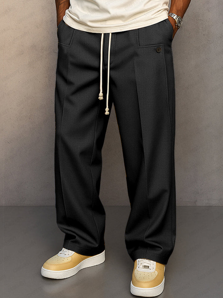 Marco | Wide Leg Drawstring Lounge Pants