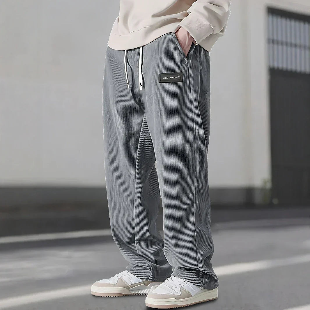 Ash | Wide Leg Ribbed Lounge Pants