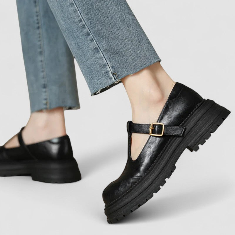 Jolanda | T-Strap Mary Jane Shoes with Chunky Sole