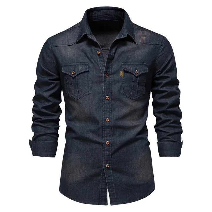 Logan | Classic Denim Button-Up Shirt