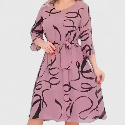 Audie | Striped Sleeve Shift Dress