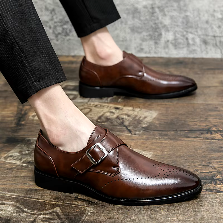 Theodore | Buckle Strap Monk Shoes