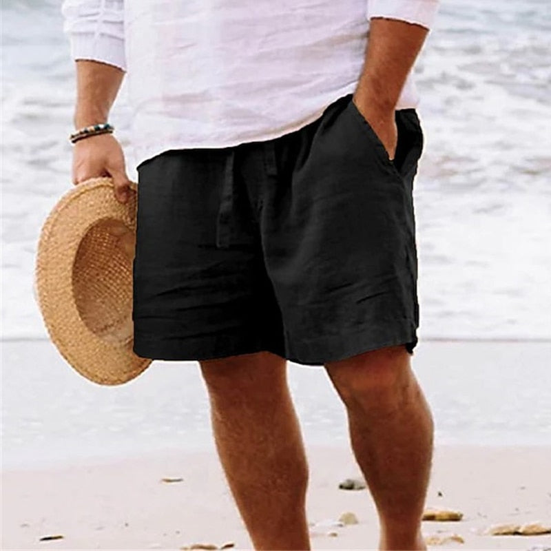 Zane | Elastic Drawstring Summer Shorts