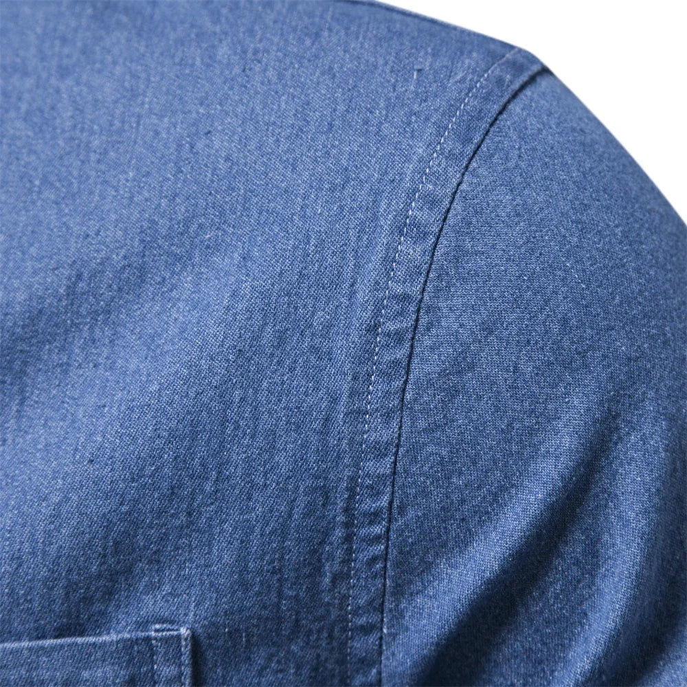 Hunter | Light Blue Denim Button Shirt