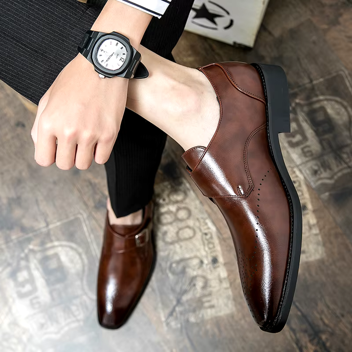 Theodore | Buckle Strap Monk Shoes