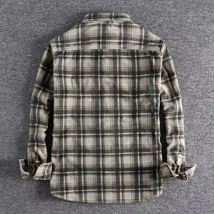 Christopher | Plaid Flannel Button-Up Shirt