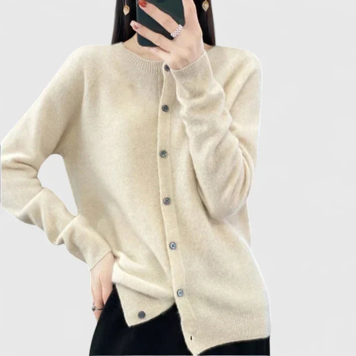 Melinda | Button-Up Knit Cardigan for Women