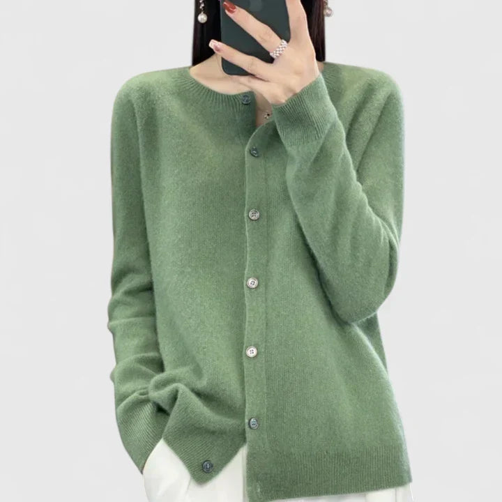 Melinda | Button-Up Knit Cardigan for Women