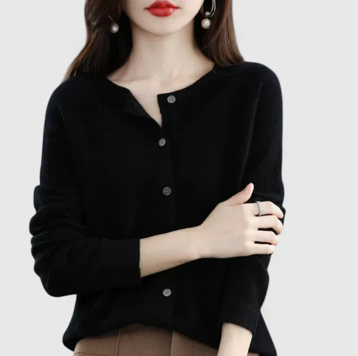 Melinda | Button-Up Knit Cardigan for Women