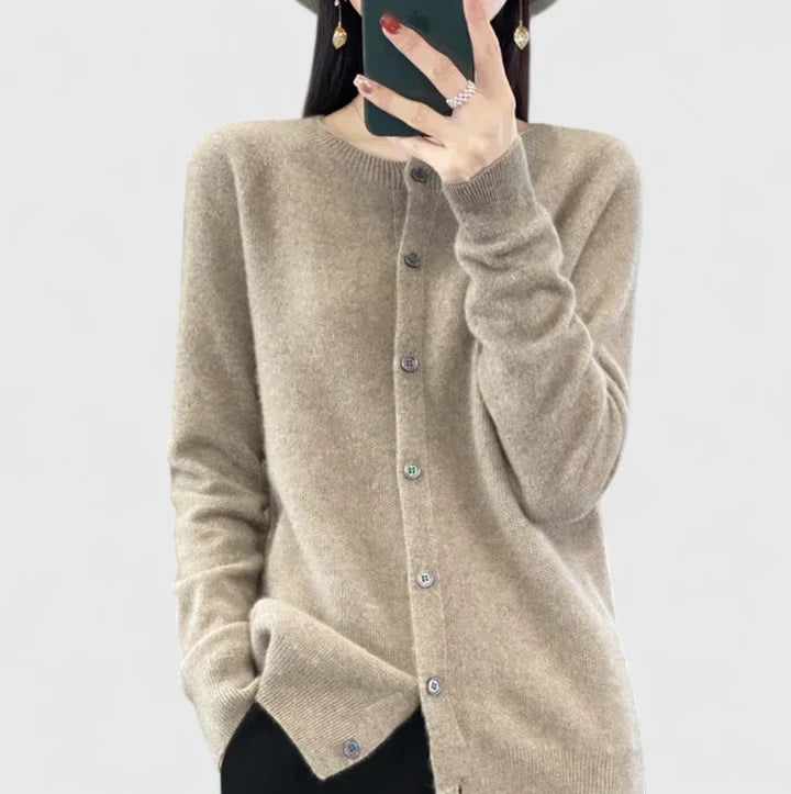 Melinda | Button-Up Knit Cardigan for Women