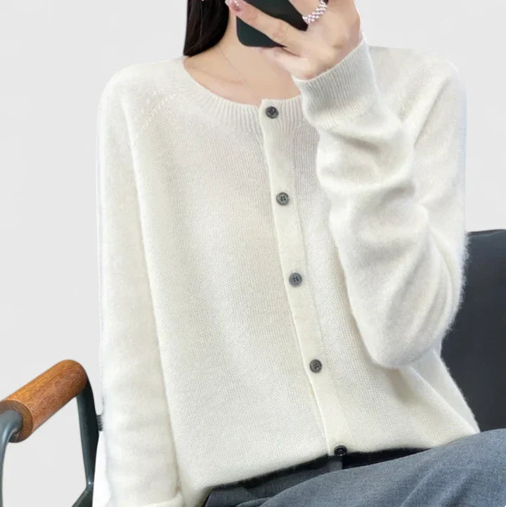 Melinda | Button-Up Knit Cardigan for Women