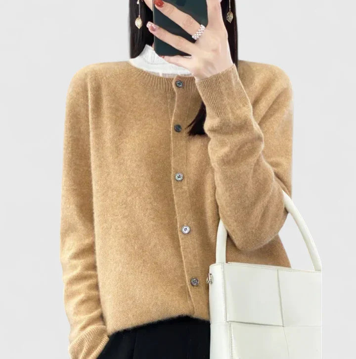 Melinda | Button-Up Knit Cardigan for Women