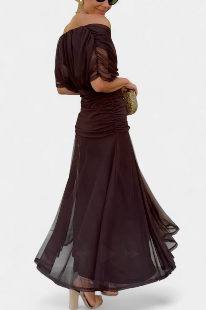 Elisa | Floral V-Neck Midi Dress