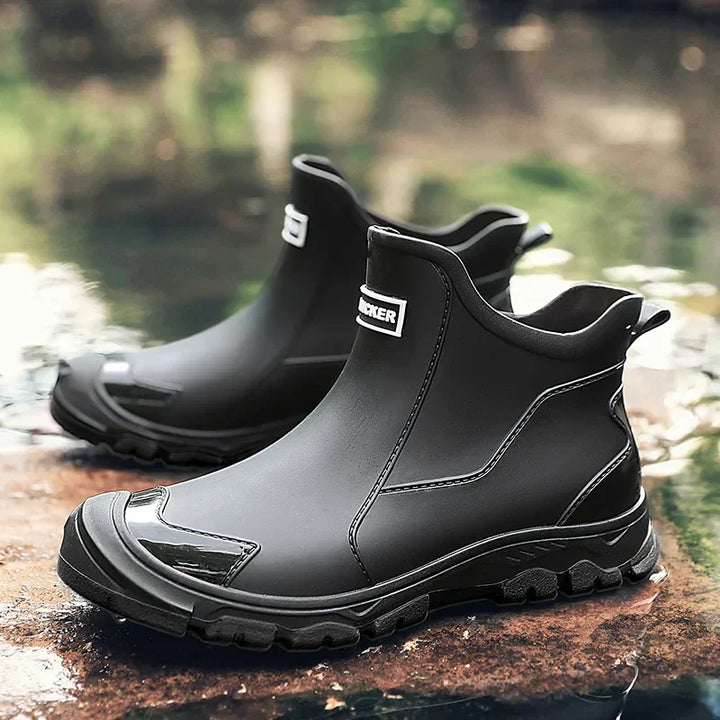 Nimue | Slip-On Waterproof Ankle Rain Boots
