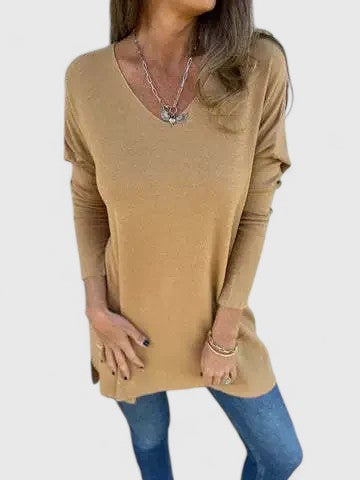 Atalie | Oversized V-Neck Top