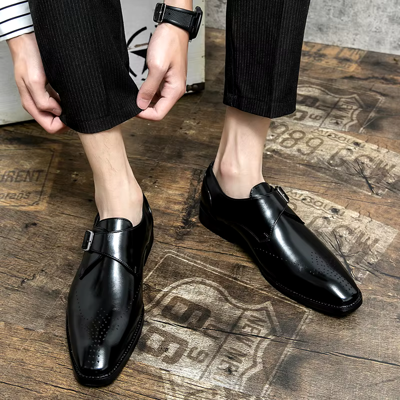Theodore | Buckle Strap Monk Shoes