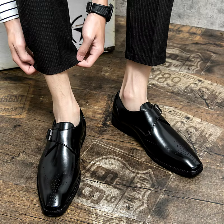 Theodore | Buckle Strap Monk Shoes