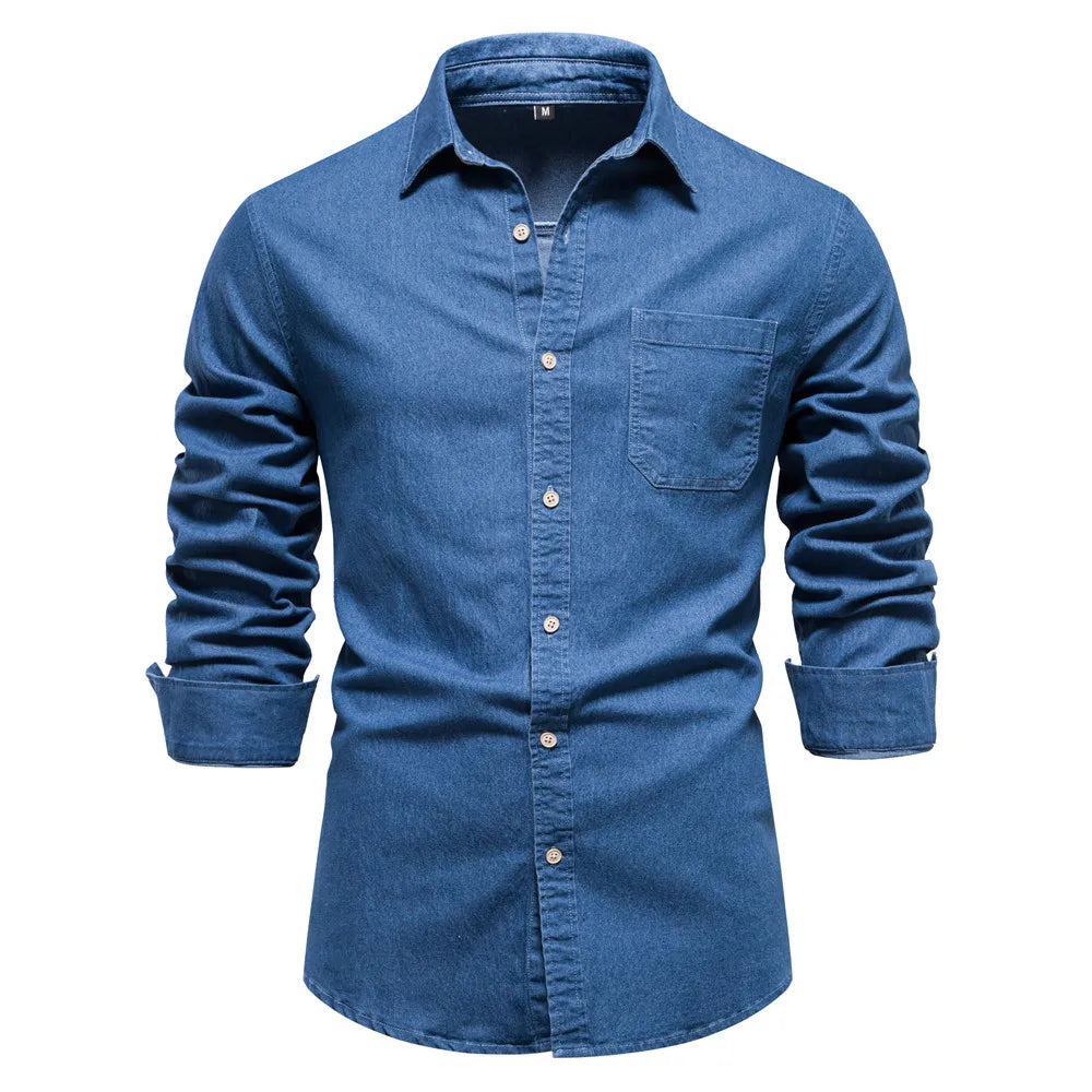 Hunter | Light Blue Denim Button Shirt