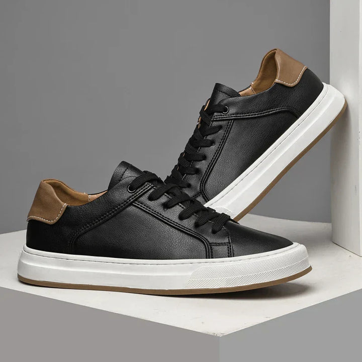 Douglas | Structured Panel Lace-Up Sneakers