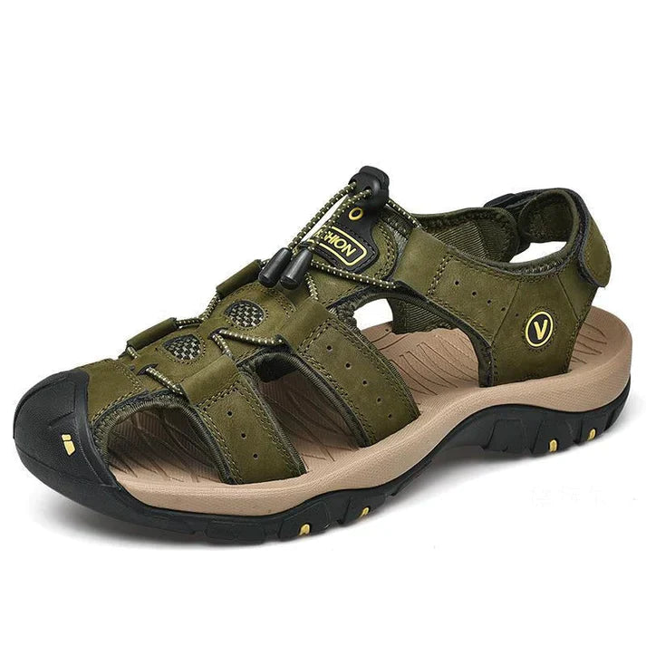 Rafael | Closed-Toe Adjustable Strap Sandals