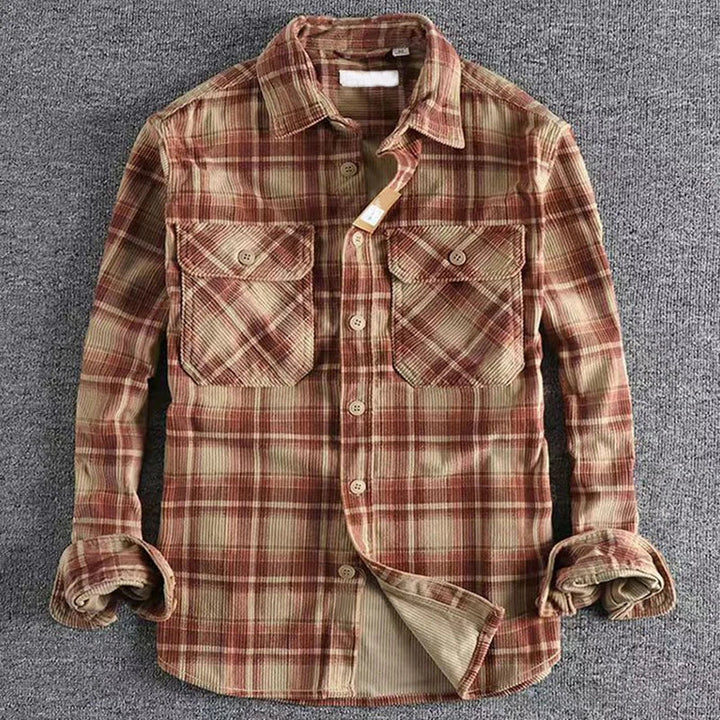 Christopher | Plaid Flannel Button-Up Shirt