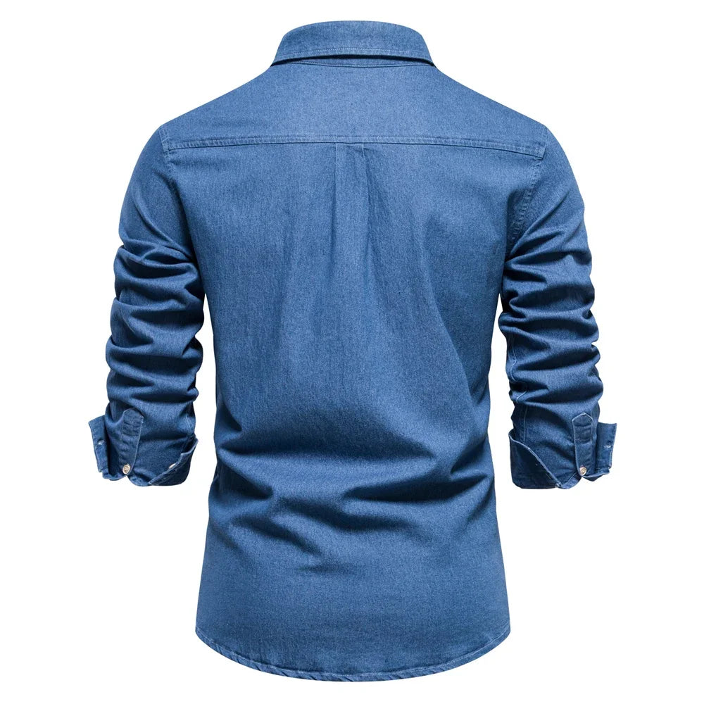 Hunter | Light Blue Denim Button Shirt