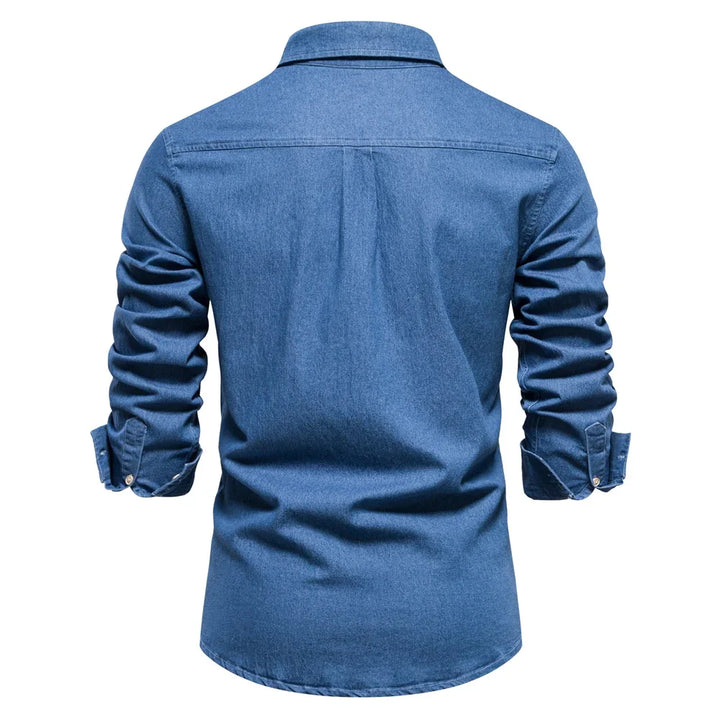 Hunter | Light Blue Denim Button Shirt