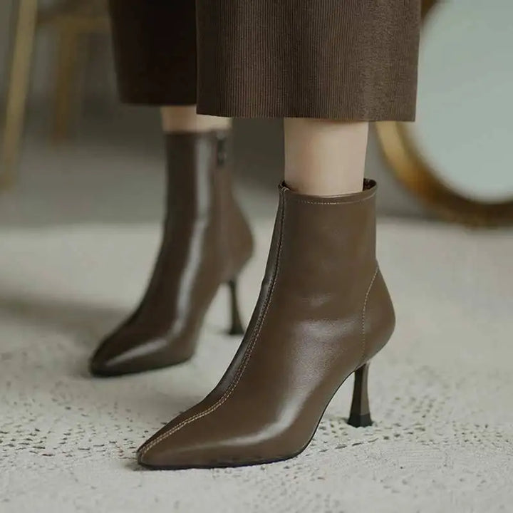Prairie | Pointed Toe Stiletto Ankle Boots