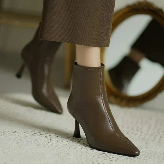 Prairie | Pointed Toe Stiletto Ankle Boots