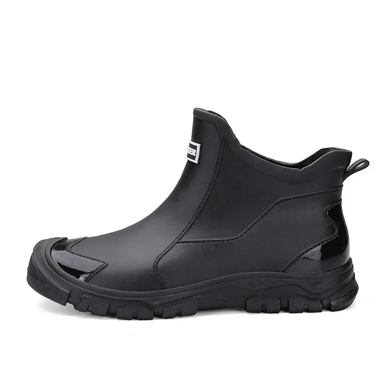 Nimue | Slip-On Waterproof Ankle Rain Boots