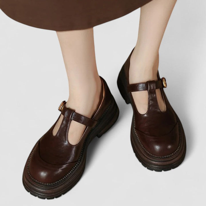 Jolanda | T-Strap Mary Jane Shoes with Chunky Sole