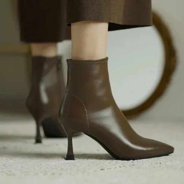Prairie | Pointed Toe Stiletto Ankle Boots