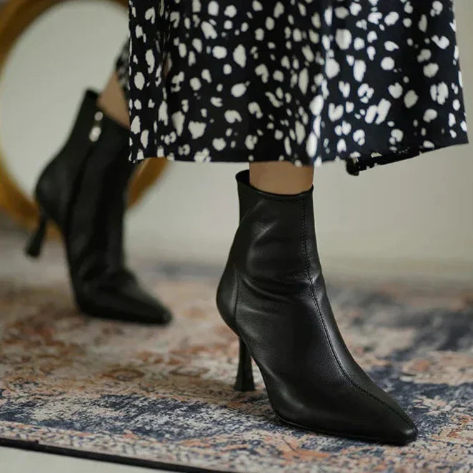 Prairie | Pointed Toe Stiletto Ankle Boots