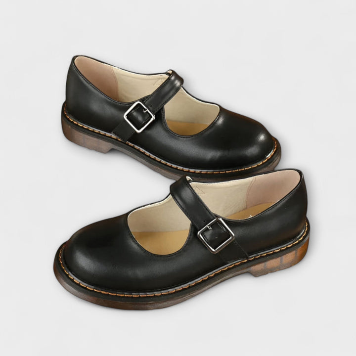 Sondra | Chunky Sole Mary Jane Shoes with Buckle