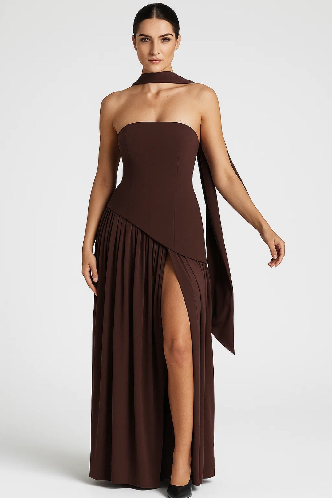 Beatrix | Strapless Evening Gown Dress